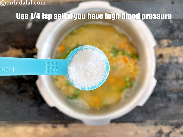 Step 37 – Add salt to taste. <strong>If you are suffering from high blood pressure, use 1/4 tsp …