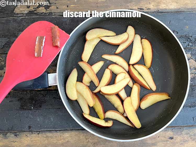 Step 21 – Discard the cinnamon.