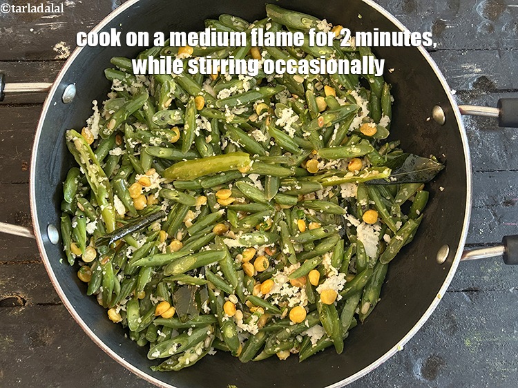 Step 23 – Cook on a medium flame for 2 minutes, while stirring occasionally.