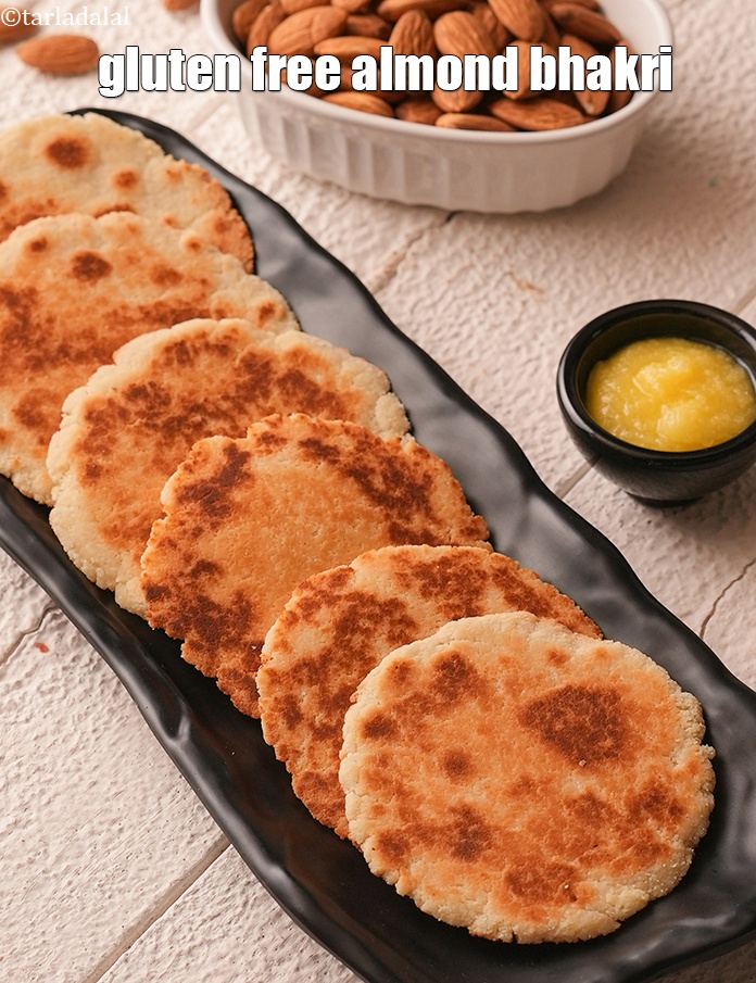 Step 22 – Serve&nbsp;<strong>almond bhakri recipe | gluten free&nbsp;almond bhakri | almond flatbread | protein rich bhakri | …
