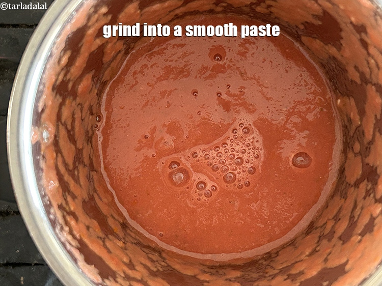 Step 22 – Grind into a smooth paste.