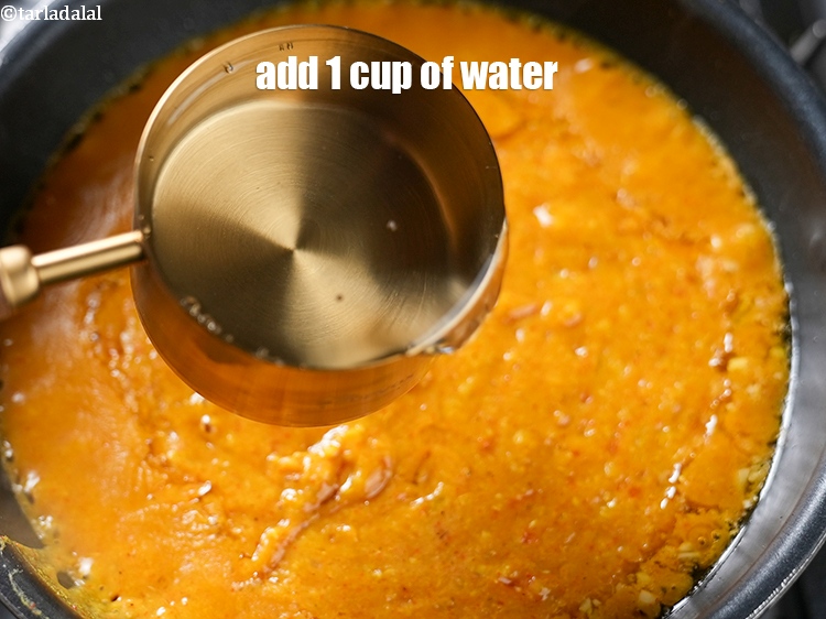 Step 22 – Add 1 cup of water.