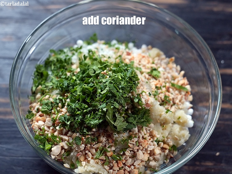 Step 22 – Add 1/4 cup finely <a href="https://www.tarladalal.com/glossary-chopped-coriander-783i">chopped coriander (dhania)</a>&nbsp;