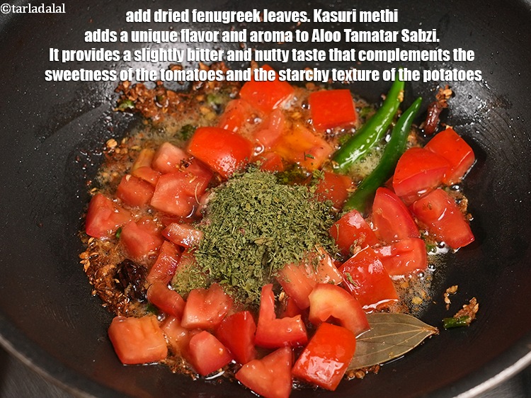 Step 22 – Add 1 tbsp <a href="https://www.tarladalal.com/glossary-dried-fenugreek-leaves-kasuri-methi-374i">dried fenugreek leaves (kasuri methi)</a>. Kasuri methi adds a unique flavor …