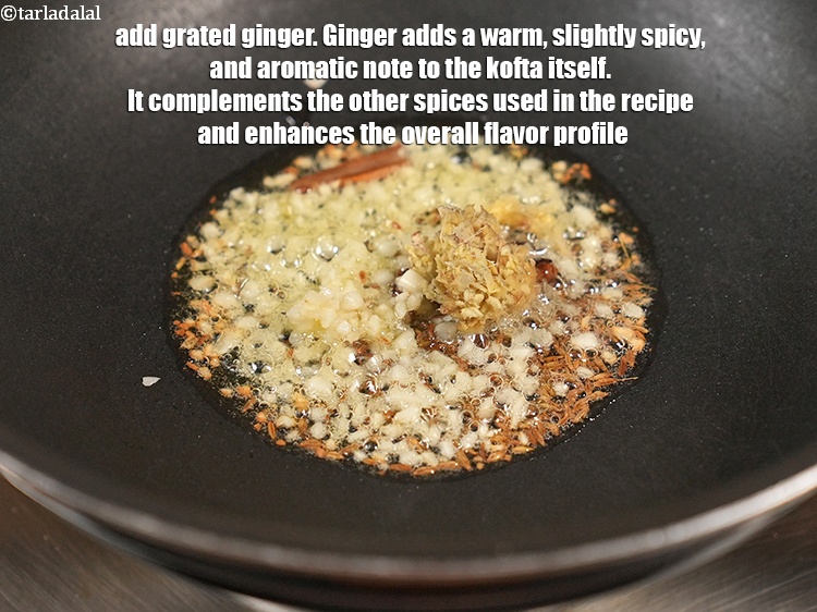 Step 22 – Add 1 tsp&nbsp;<a href="https://www.tarladalal.com/glossary-grated-ginger-943i">grated ginger (adrak)</a>. Ginger adds a warm, slightly spicy, and aromatic note …