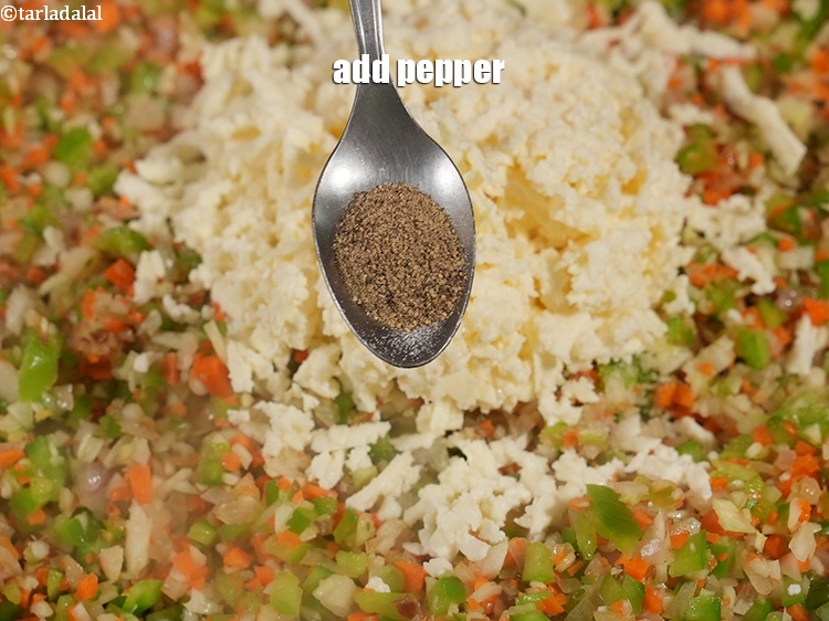 Step 22 – Add pepper to taste.