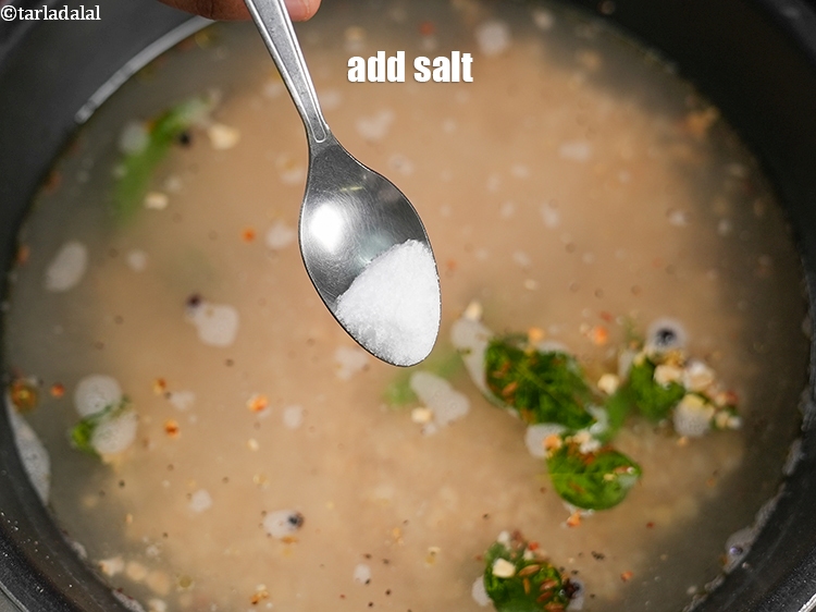 Step 22 – Add salt.