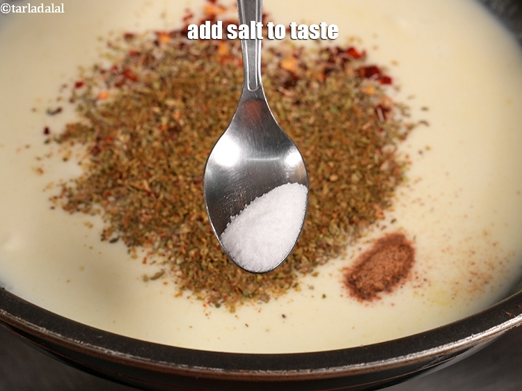 Step 22 – Add salt to taste.