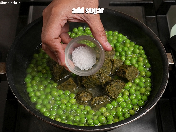 Step 23 – Add 1 tsp&nbsp;<a href="https://www.tarladalal.com/glossary-sugar-chini-shakkar-278i">sugar</a>.