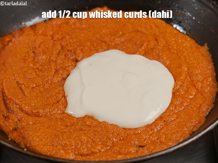 Step 22 – Add the curd.