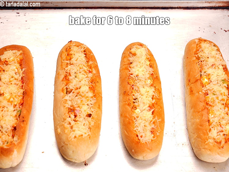 Step 23 – Bake in a pre-heated oven at 200&deg;C (400&deg;F) for 6 to 8 minutes.&nbsp;