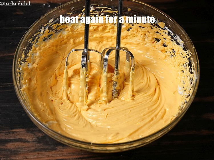 Step 23 – Beat again for a minute.