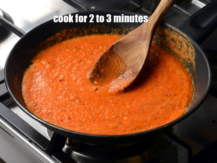 Step 24 – Mix well and cook on a medium flame for 2 to 3 minutes, while stirring …