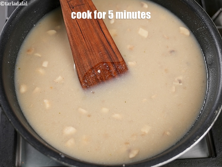 Step 24 – Mix well and cook on medium flame for 5 minutes, while stirring occasionally.