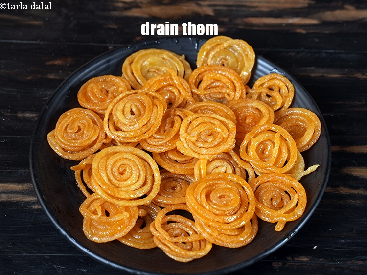 Step 24 – Drain them.