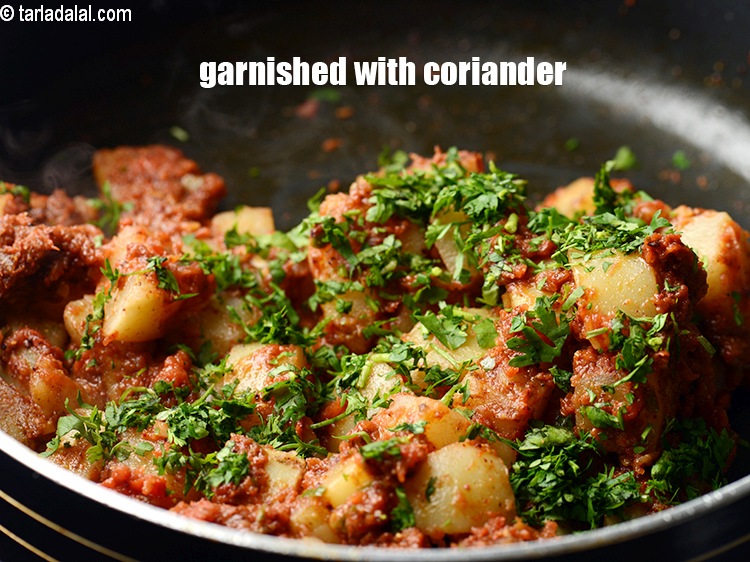Step 22 – Garnished with coriander.