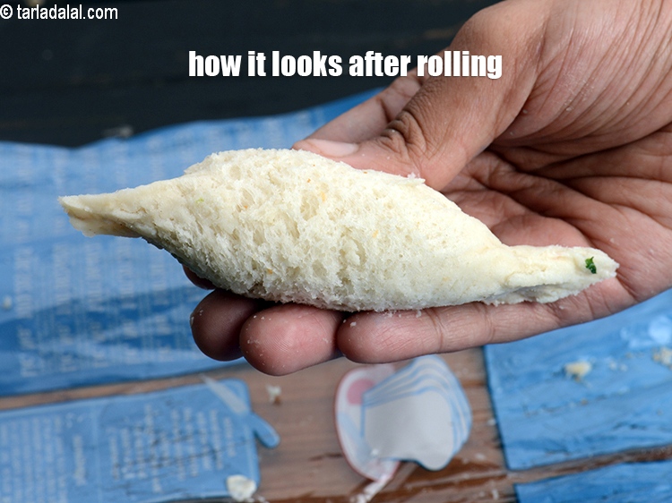 Step 22 – This is how it looks after rolling.