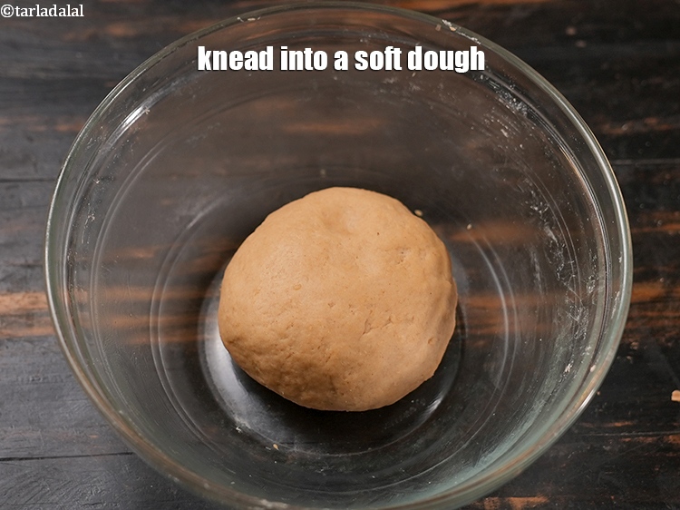 Step 22 – Knead into a soft dough. Keep aside.
