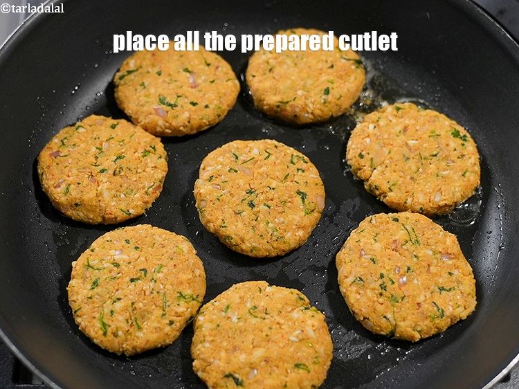 Step 22 – Place all the prepared cutlet.