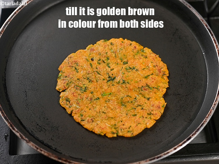 Step 22 – Till it is golden brown in colour from both sides.