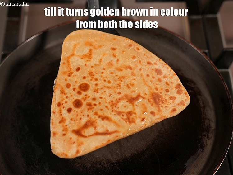 Step 25 – Till it turns golden brown in colour from both the sides.