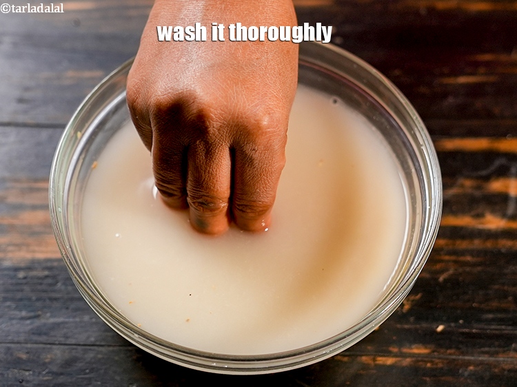 Step 22 – Wash it thoroughly.