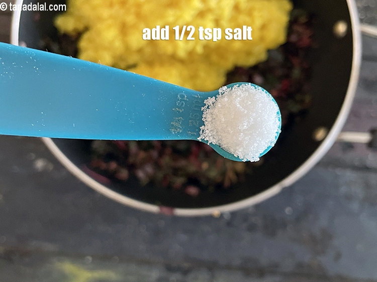 Step 35 – Add salt to taste. We added 1/2&nbsp;tsp salt.&nbsp;