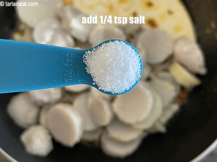 Step 33 – Add salt to taste. We added 1/4th&nbsp;tsp salt.&nbsp;
