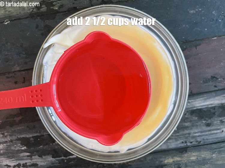 Step 23 – Add&nbsp;<meta charset="UTF-8" />2&frac12; cups of water.