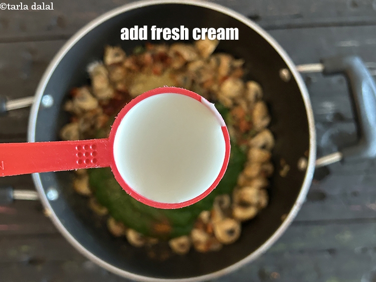 Step 29 – Add&nbsp;<meta charset="UTF-8" />1 tbsp&nbsp;<a href="glossary-fresh-cream-1877i">fresh cream</a>.
