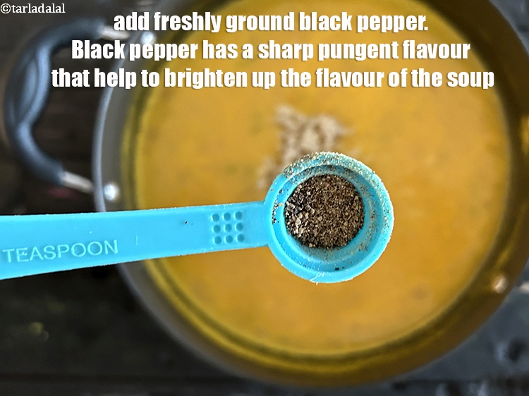 Step 42 – Add freshly ground black pepper.&nbsp;Freshly ground black pepper has a sharp, pungent flavor that helps …