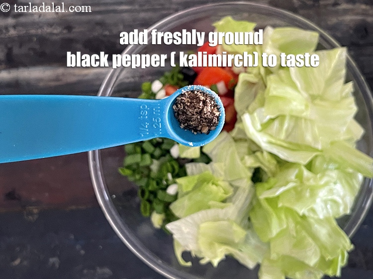 Step 34 – Add freshly ground black pepper. We added 1/8th tsp.