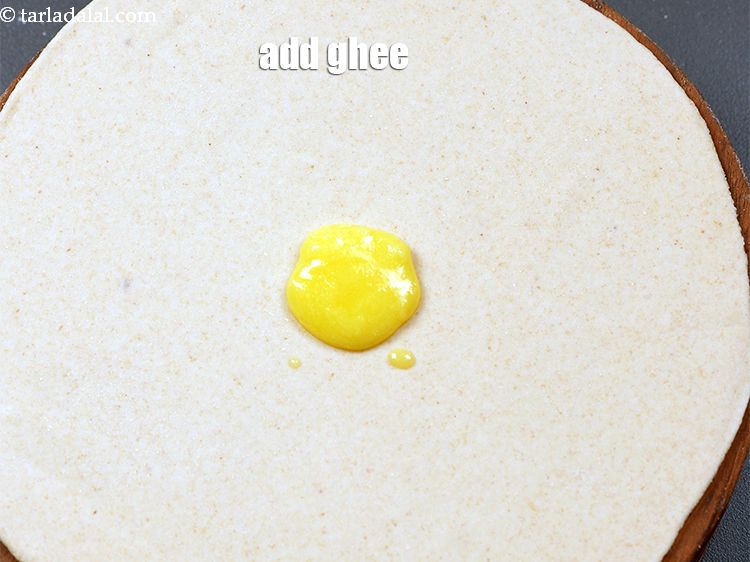 Step 22 – Apply &frac12; tbsp ghee.