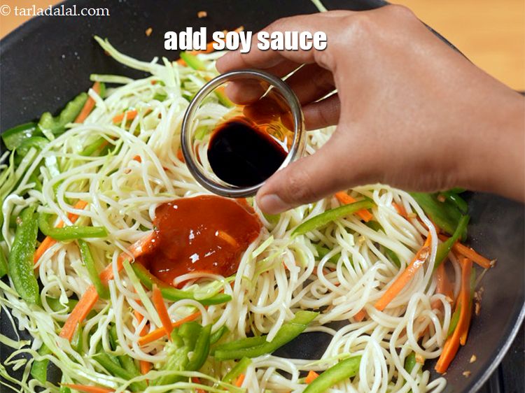 Step 23 – Add 1 tsp &nbsp;<a href="https://www.tarladalal.com/glossary-soy-sauce-soya-sauce-864i">soy sauce</a>.