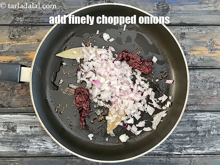 Step 22 – Add&nbsp;<meta charset="UTF-8" />1/2 cup&nbsp;finely&nbsp;<a href="glossary-chopped-onions-722i">chopped onions</a>.