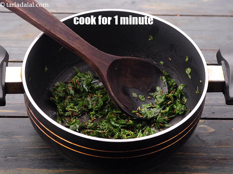 Step 36 – Cook on a medium flame for 1 minute, while stirring occasionally.