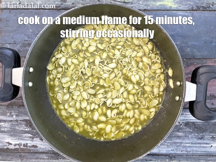 Step 25 – Cook on a medium flame for 15&nbsp;minutes or till the vaal is cooked, while stirring …