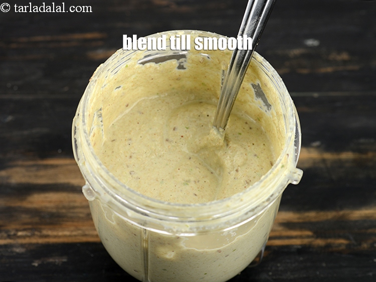Step 22 – Blend till smooth. Keep aside.&nbsp;