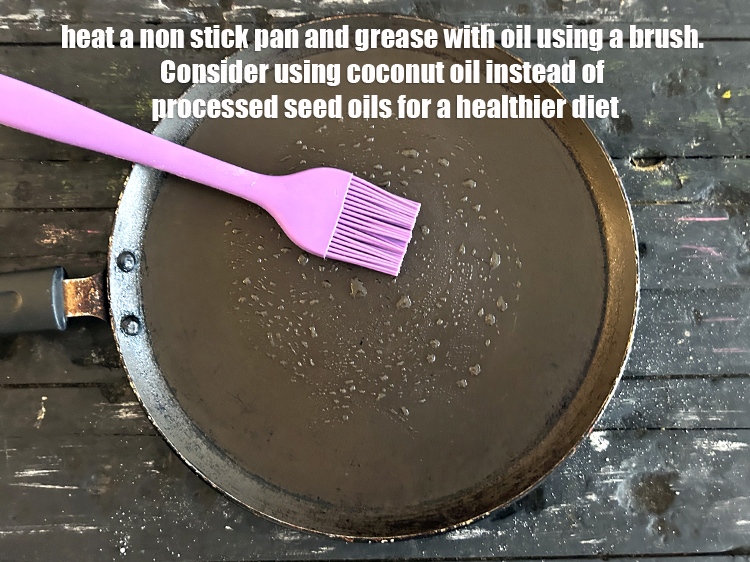 Step 23 – Heat&nbsp;a non-stick tava (griddle) and&nbsp;grease it with oil.&nbsp;Consider using <a href="https://www.tarladalal.com/recipes-using-coconut-oil-nariyal-ka-tel-1186">coconut oil </a>instead of processed …