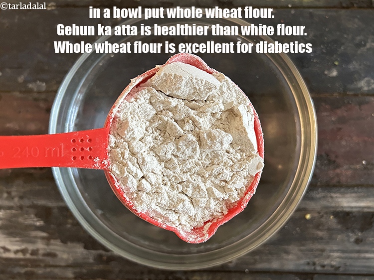 Step 32 – in a bowl put&nbsp;<meta charset="UTF-8" />1 1/4 cups&nbsp;<a href="glossary-whole-wheat-flour-gehun-ka-atta-gehun-ka-aata-429i">whole wheat flour (gehun ka atta)</a>.&nbsp;<meta charset="UTF-8" …