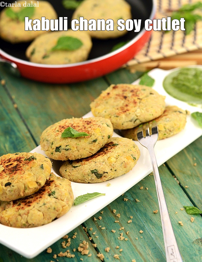 Step 37 – <meta charset="UTF-8" /> Serve&nbsp;<strong>chick pea and soya tikkis | kabuli chana soy cutlet | healthy …