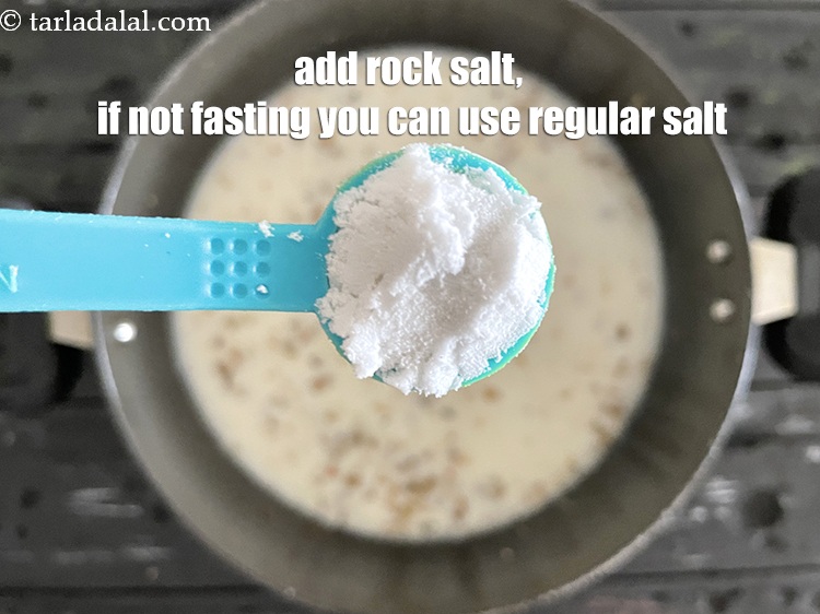 Step 25 – <p>Add rock salt to taste. We added 1/2 tsp rock&nbsp;salt. If you are not fasting …