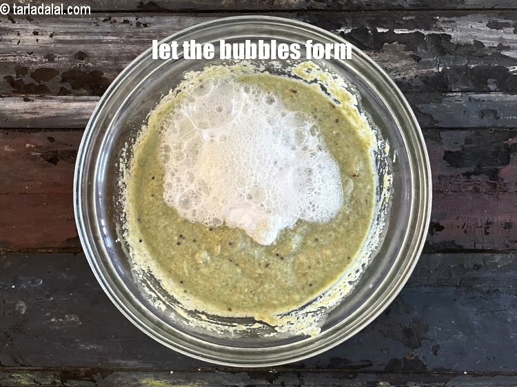 Step 31 – Let the bubbles form.