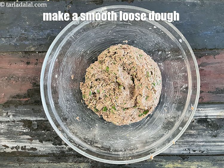 Step 14 – <meta charset="UTF-8" />&nbsp;To make a smooth loose dough.