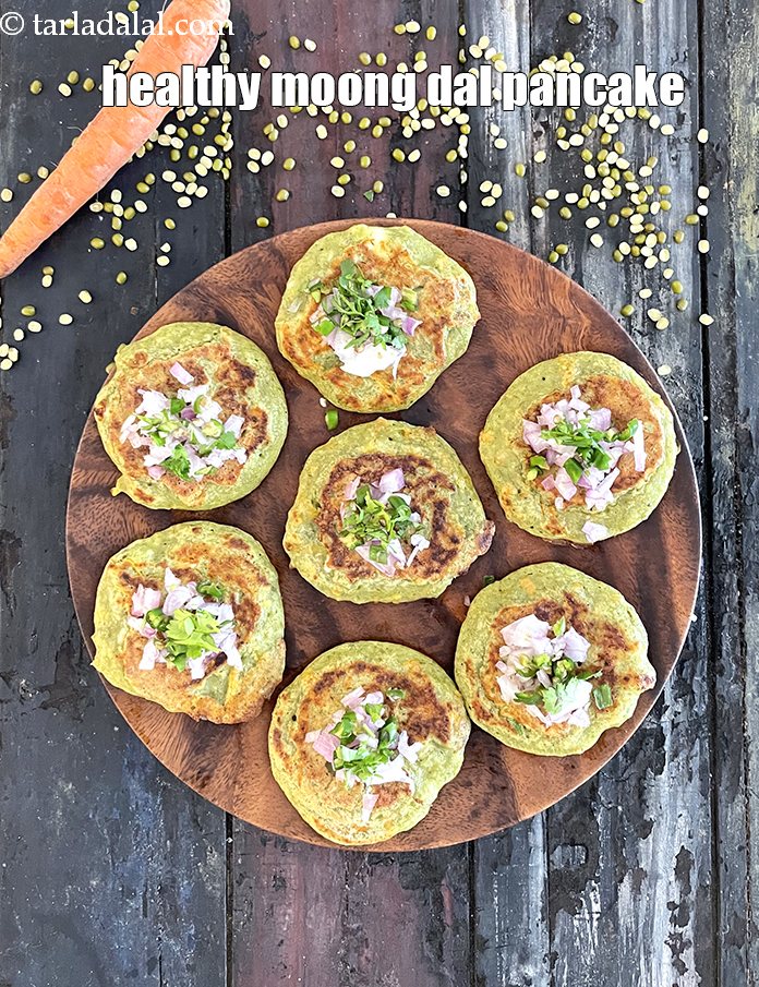 Step 29 – Serve <meta charset="UTF-8" /><strong>green moong dal and carrot pancake | paneer, carrot green moog dal …