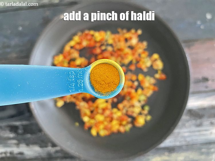 Step 23 – Add a pinch of hadi.