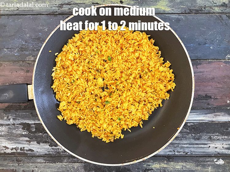 Step 25 – Cook on a medium flame for 1 to 2 minutes, while stirring occasionally.