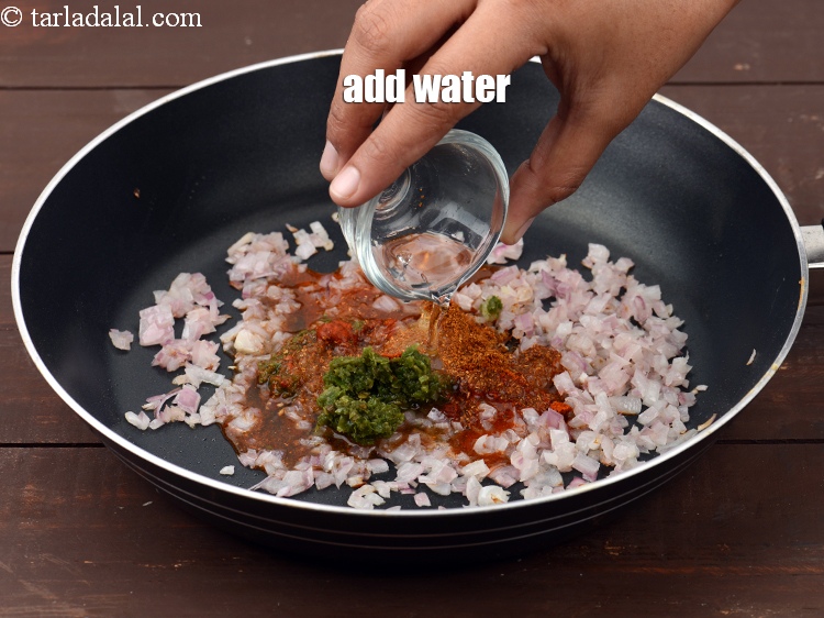 Step 24 – Add 2 tbsp of water.