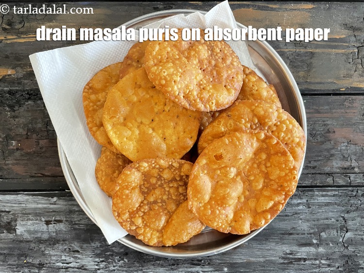 Step 22 – Drain on an absorbent paper.