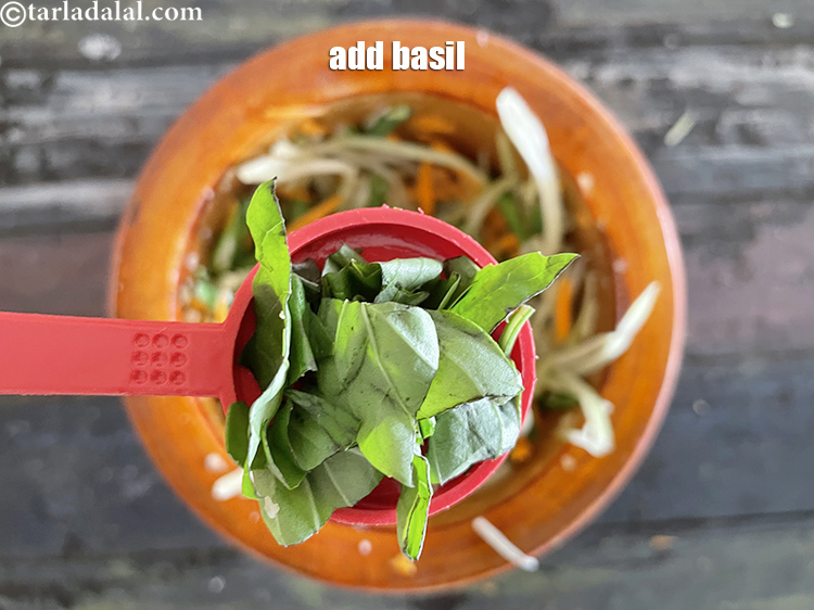 Step 36 – Add&nbsp;<meta charset="UTF-8" />2 tbsp&nbsp;roughly&nbsp;<a href="glossary-chopped-basil-804i">chopped basil</a>.